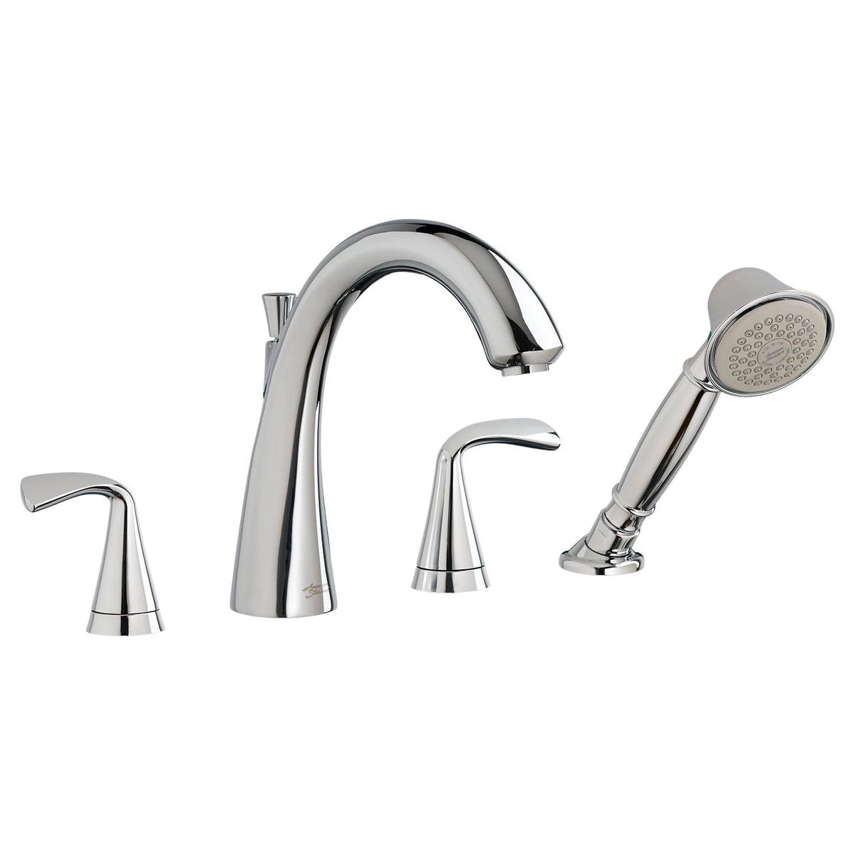 Fluent Roman Tub Trim W/Handshower In Pol Chrome