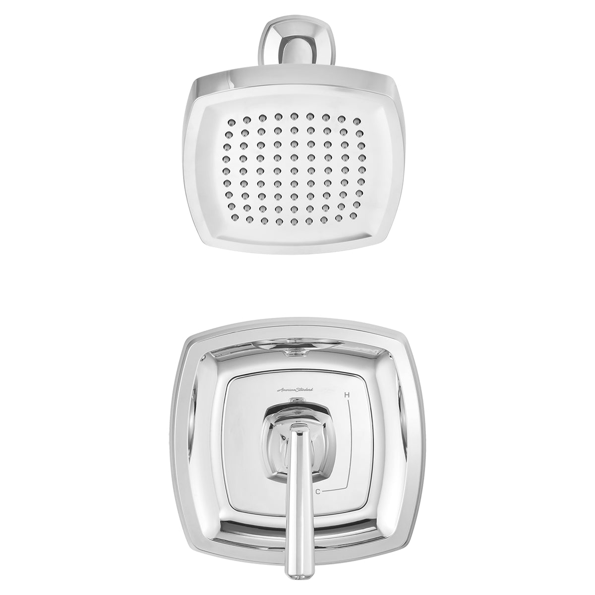 Edgemere Shower Trim W/Single-Function Showerhead In Polished Chrome