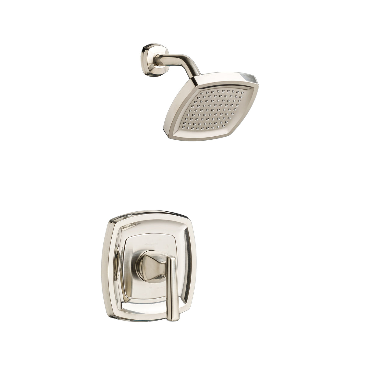 Edgemere Shower Trim W/Single-Function Showerhead In Satin Nickel