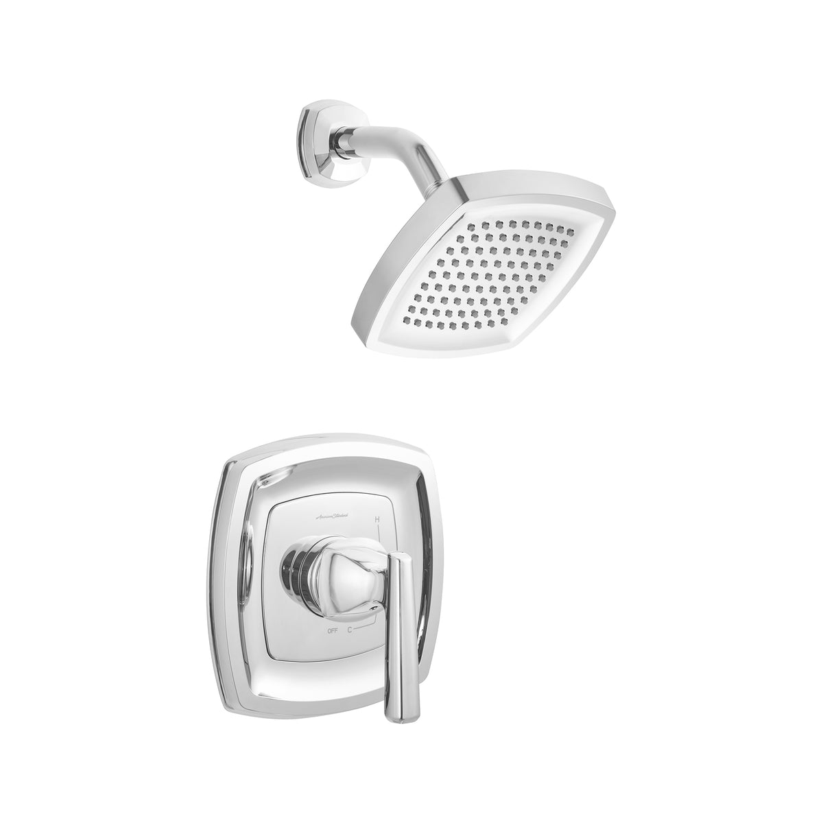 Edgemere Shower Trim Kit w/Showerhead in Polished Chrome