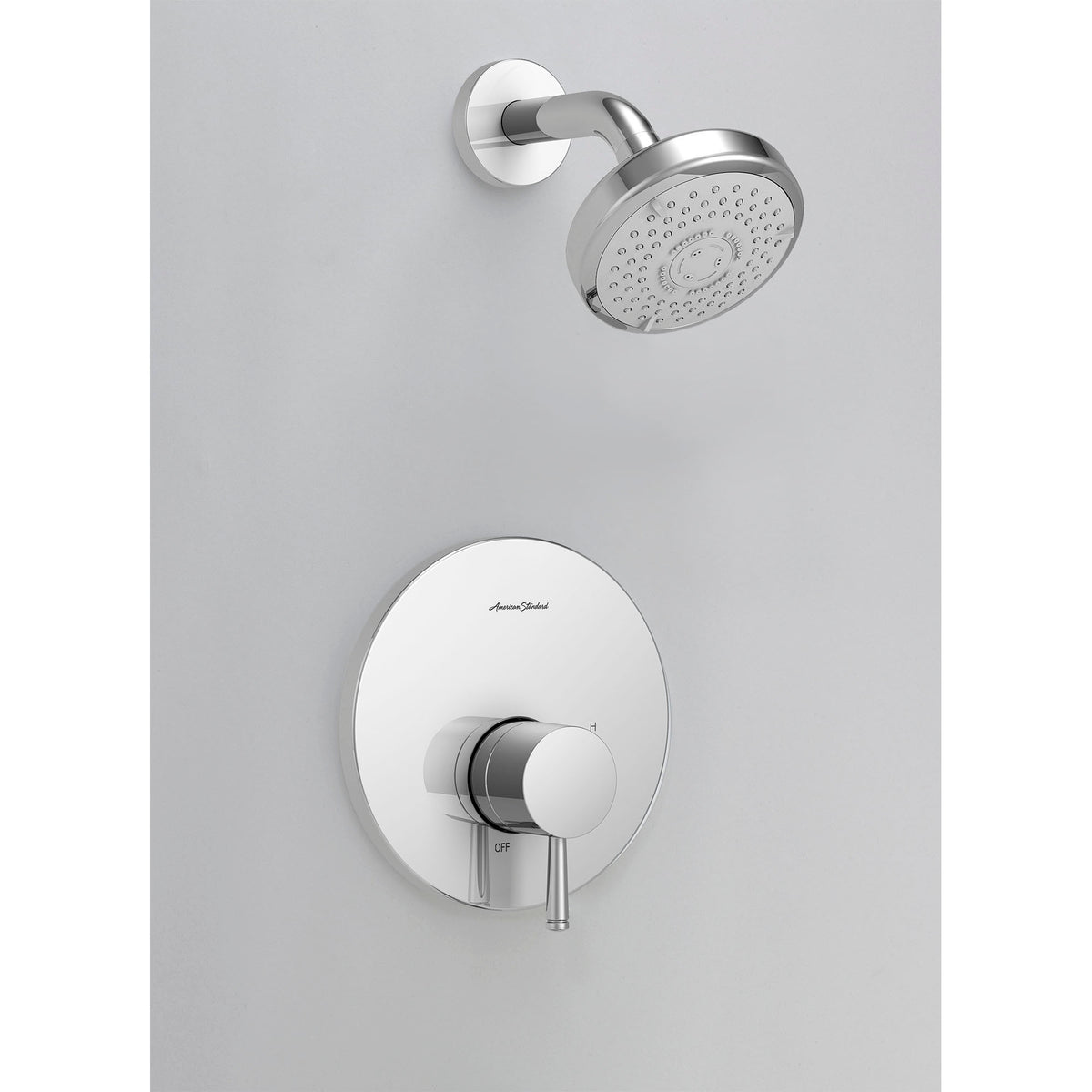 Serin Shower Trim W/Single-Function Showerhead In Polished Chrome