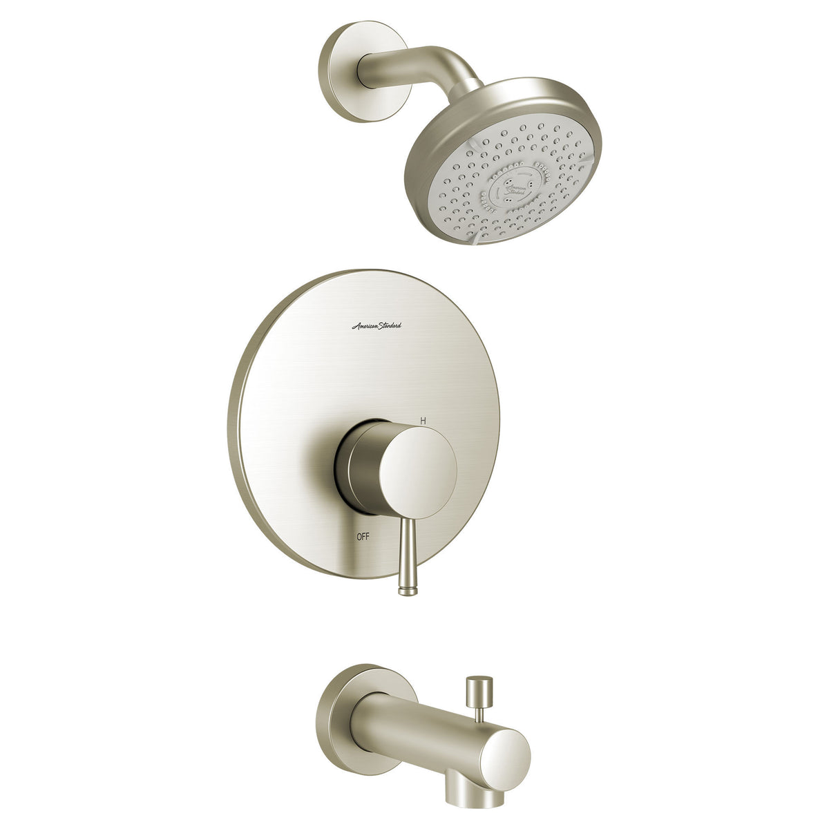 Serin Tub/Shower Trim Kit In Brushed Nickel