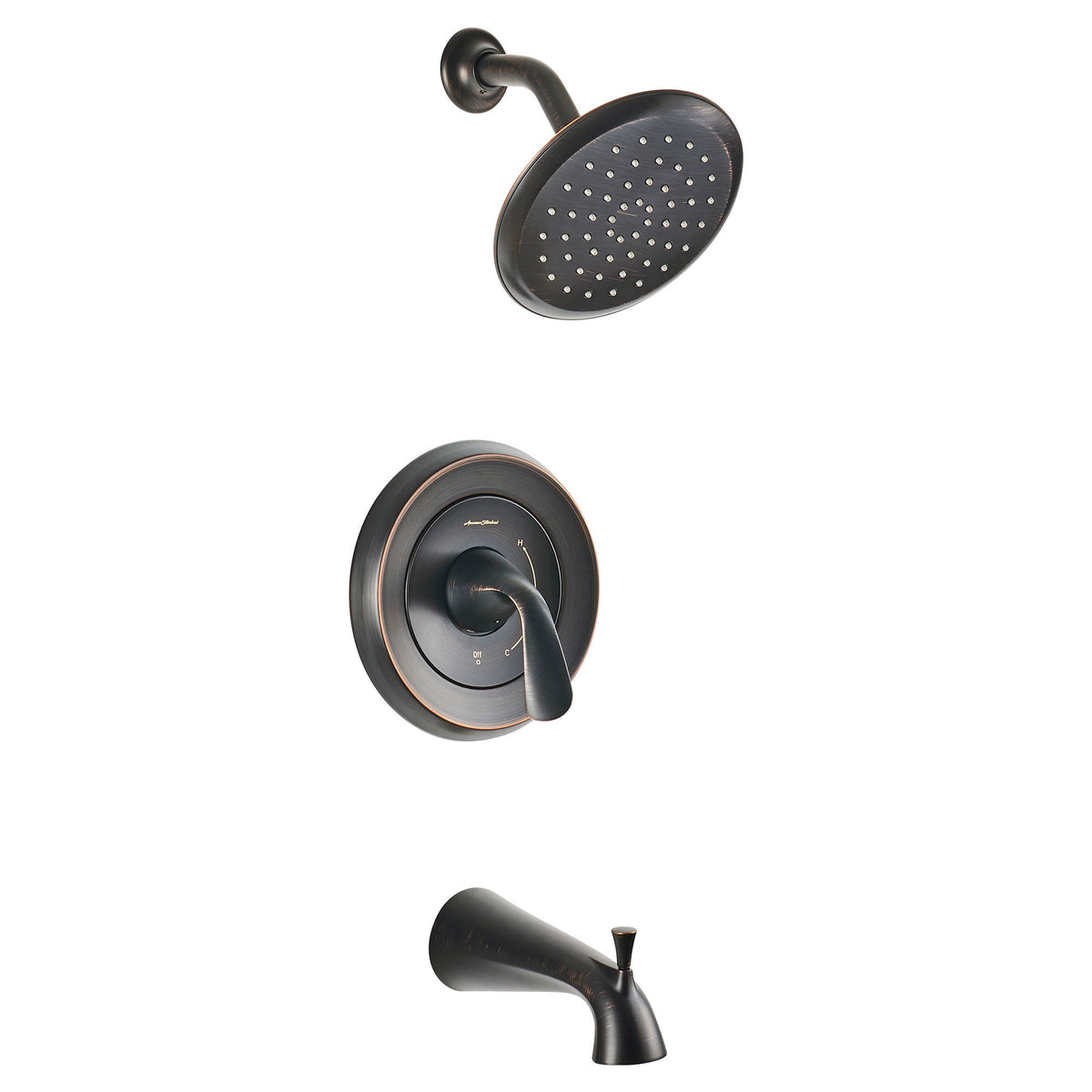 Fluent Tub/Shower Trim Kit In Legacy Bronze
