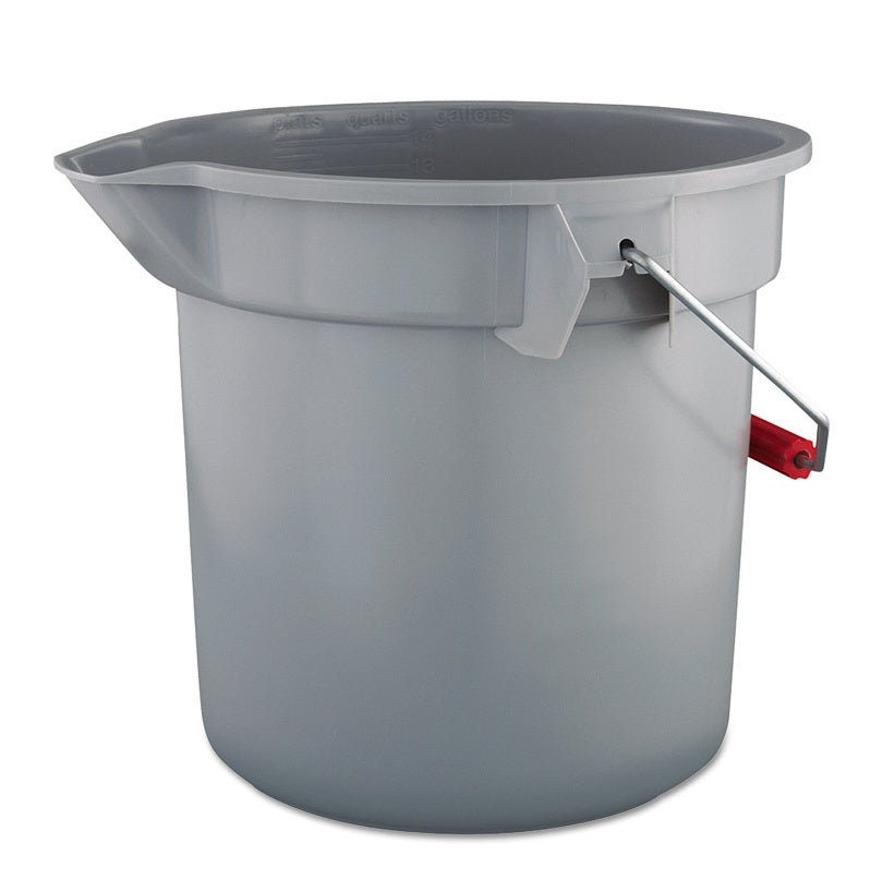 Bucket 14 Qt Round Gray