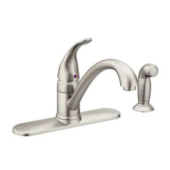 Torrance 2 or 4 Hole Kitchen Faucet w/Side Spray in Stainless