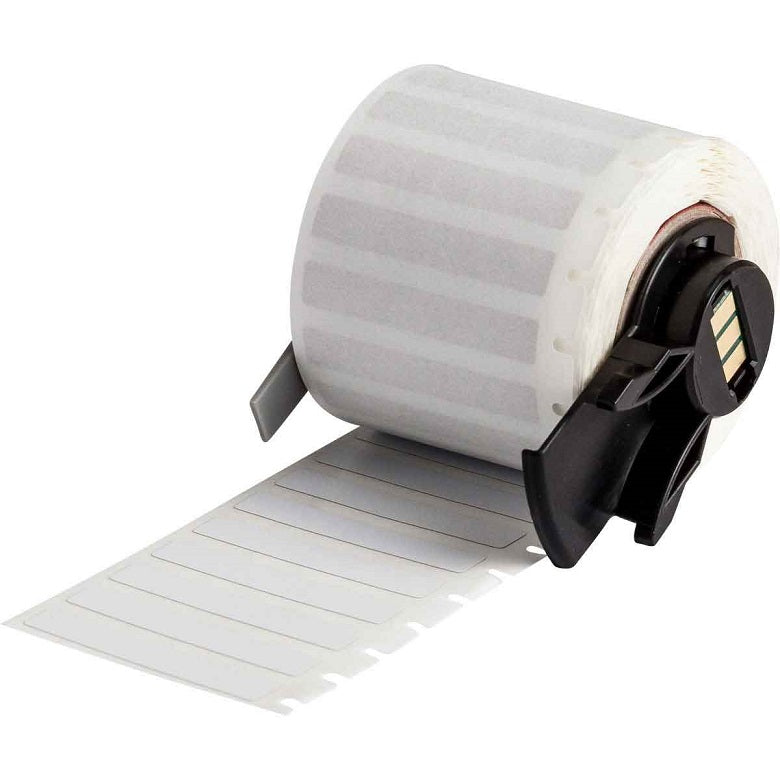 High Temperature Lables .25x1.5" White Gloss 750 per Roll