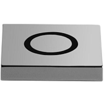 Synch Square Garbage Disposal Air Switch Trim in Chrome