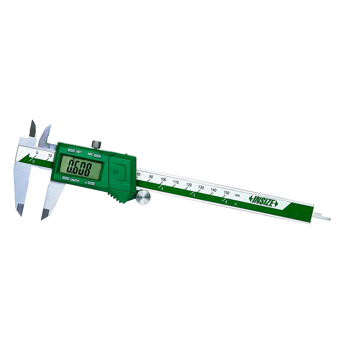 Electronic Caliper 0" to 8"/0mm to 200mm Range Stainless Fractional