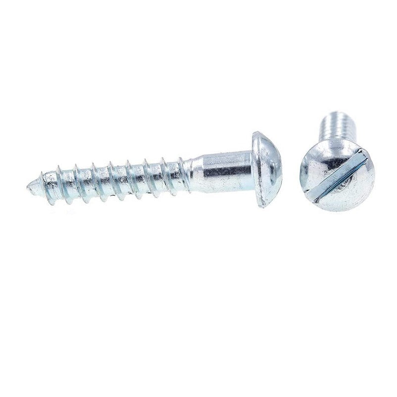 SCREW 14X1 WOOD SLTD RND HD GR2 ZINC 51508