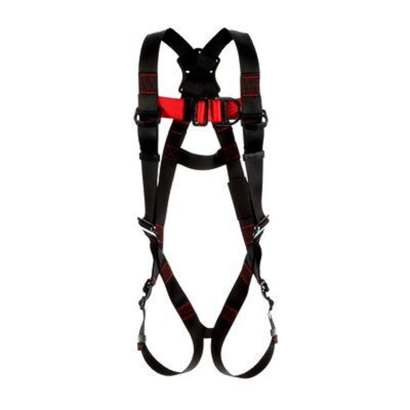Protecta PRO Vest-Style Climbing Harness Small with Back & Front D-Rings, Pass-Thru Buckle Leg Straps