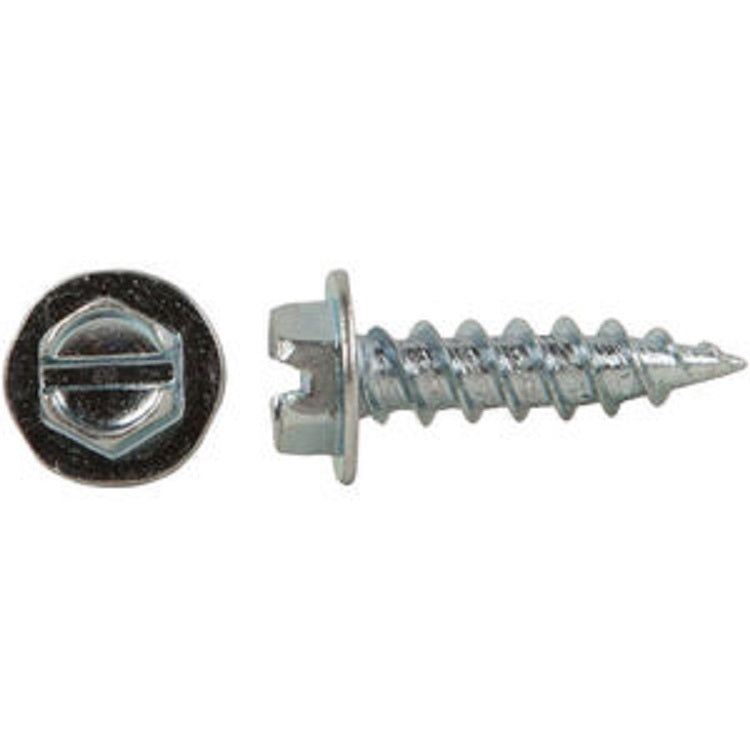 Sheet Metal Screw #10X1-1/2" Slotted Hex Washer Head Type AB Point