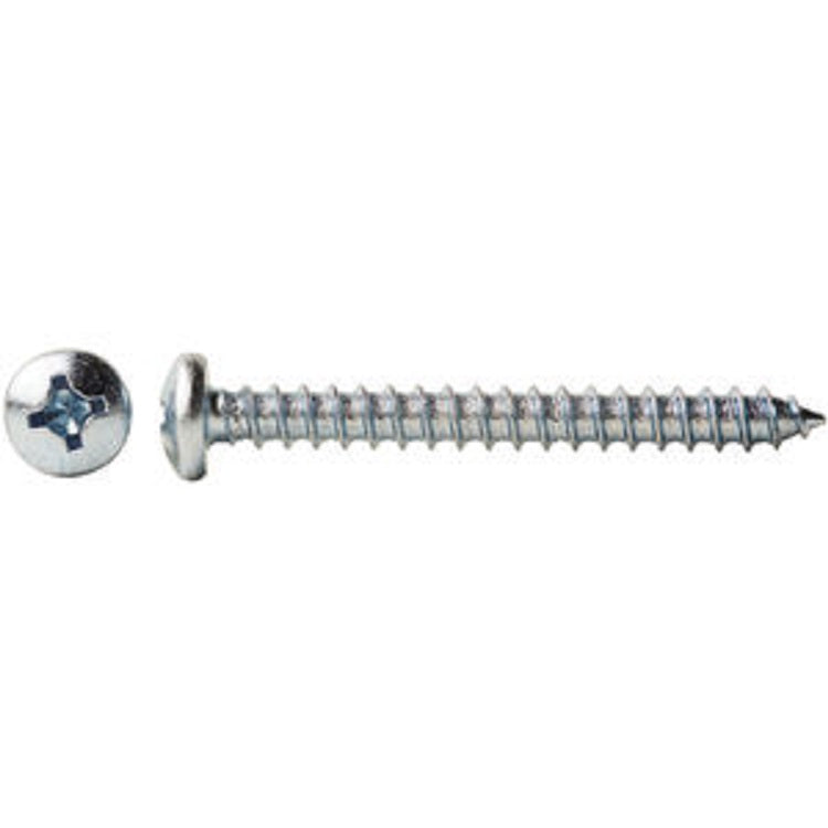 Sheet Metal Screw #6X5/8" Phillips Pan Head Type A Point Zinc