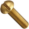 SCREW 10-32X3/4 BRS MCHN RND HD SLT BRMS0100075FP / 15394