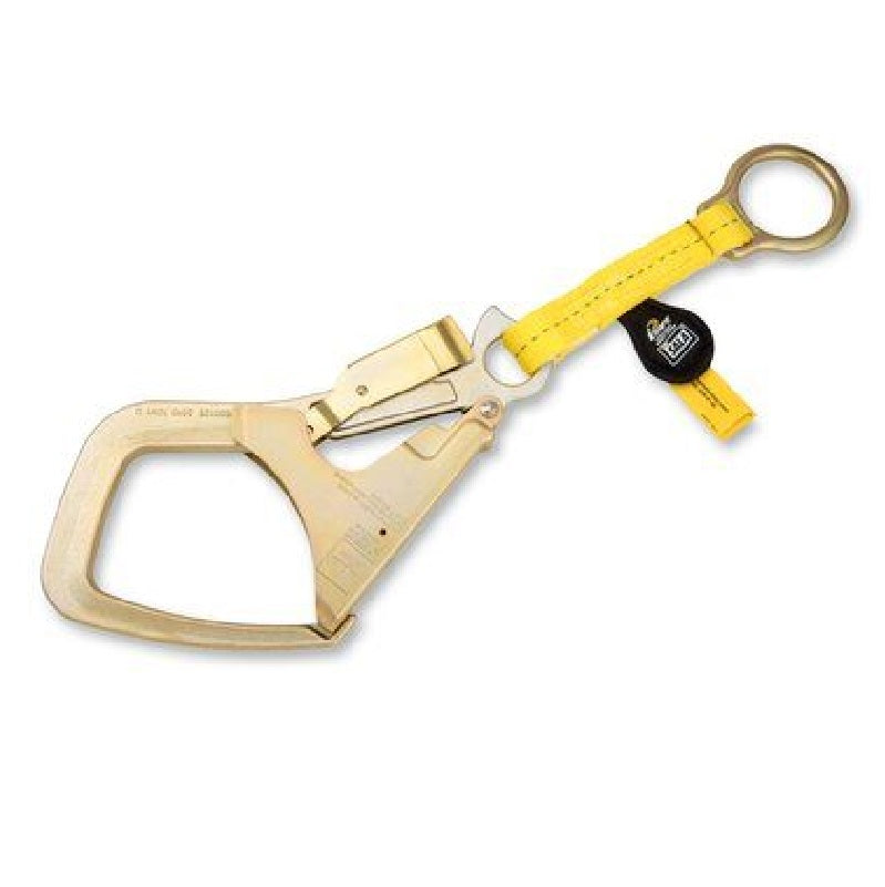 DBI Sala Saflok Max Web Anchor Strap 1.5' with Saflok Max Hook at 1 End, D-Ring at Other End