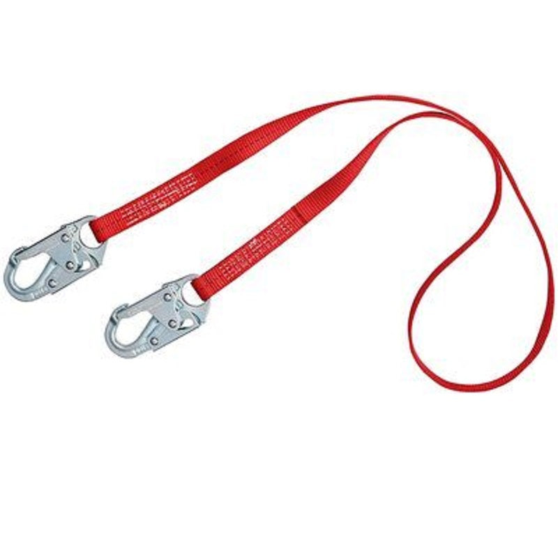 Protecta PRO Web Positioning Lanyard 6' Web Single-Leg with Snap Hooks at Each End