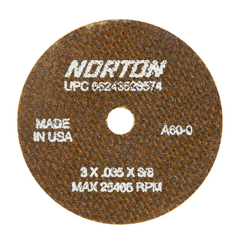 WHEEL 3X.060X1/4 A60-OBNA2 52847 - TYP-1 - ALUM OX