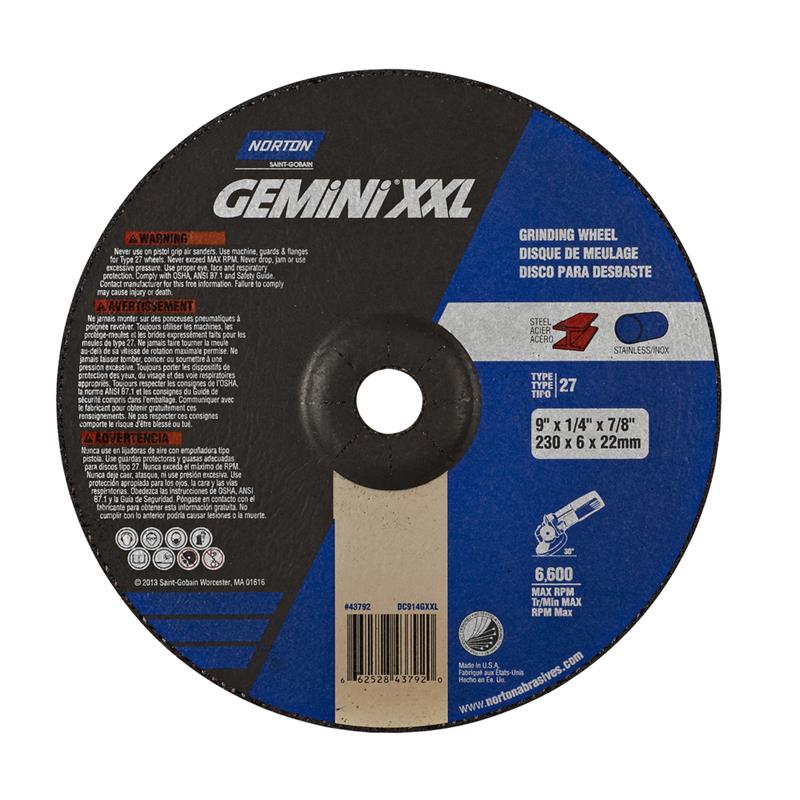 WHEEL 9X1/4X5/8-11 T-27 43793 GEMINI XXL