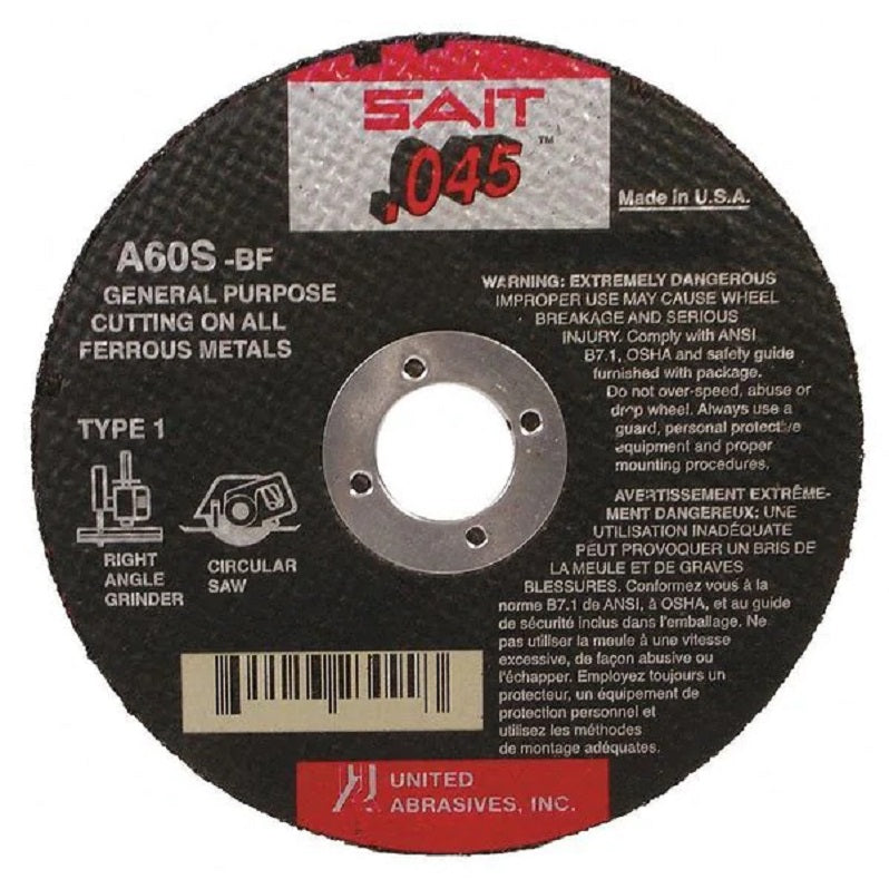 WHEEL 4-1/2X.045X7/8 - A60S 23101 - TYP-1 - CUT-OFF