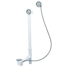 17-24" Deep TurnControl Bath Waste/Overflow Assembly Remote Control Polyproplene Rough-In