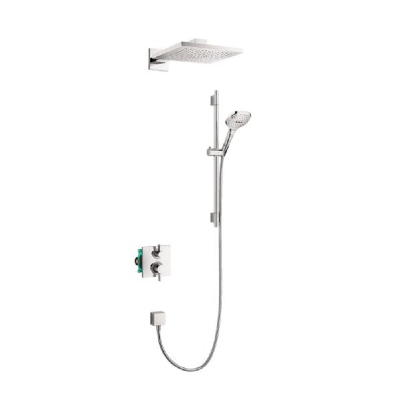 Raindance E Thermo Showerhead/Wallbar Set w/Rough in Chrome, 2.0 gpm