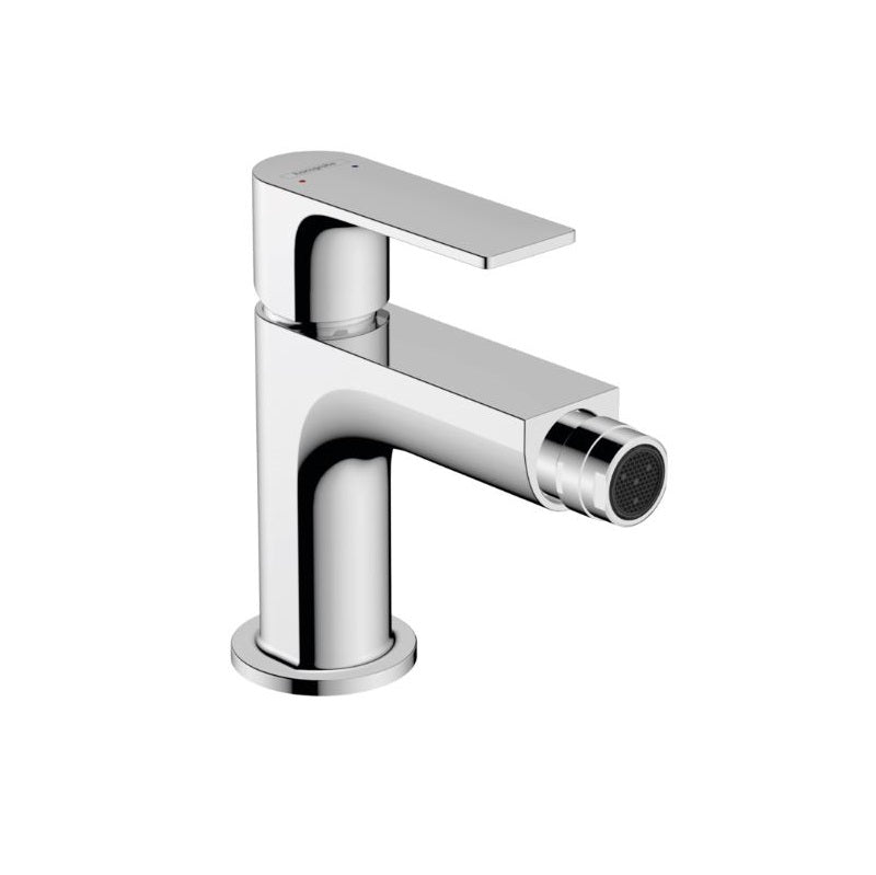 Rebris E Single-Hole Bidet Faucet w/Drain in Chrome