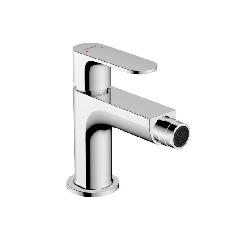 Rebris S Single-Hole Bidet Faucet w/Drain in Chrome