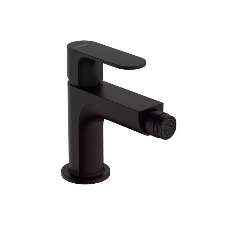 Rebris S Single-Hole Bidet Faucet w/Drain in Matte Black
