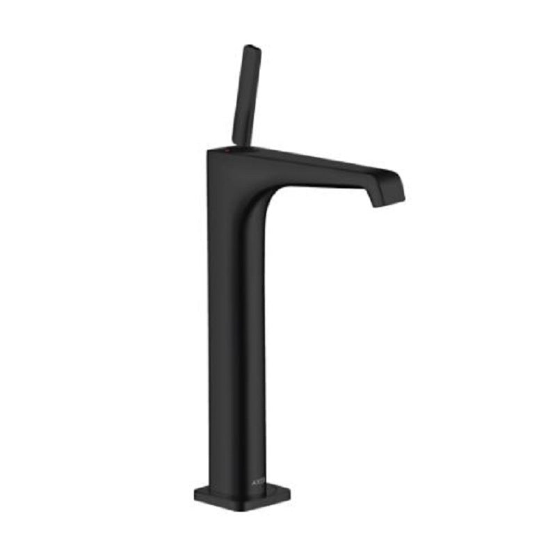 Axor Citterio E 1-Hole Faucet 250 in Matte Black, 1.2 gpm