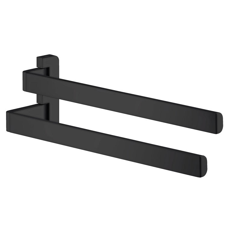 Axor Universal Softsquare Dual Towel Bar in Matte Black