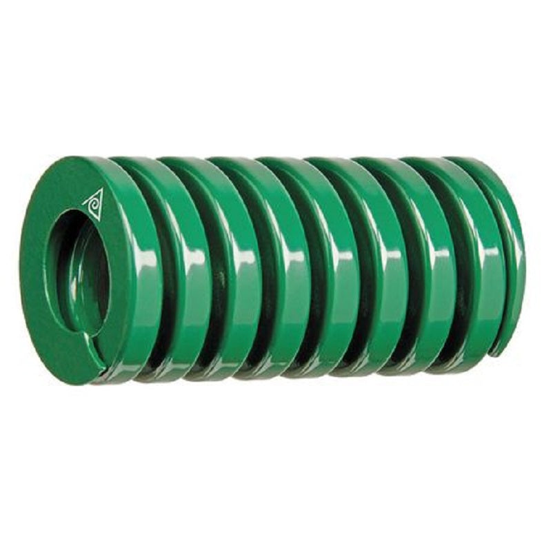 Die Spring 2"X1"X8" Green Rectangular Wire Light Load