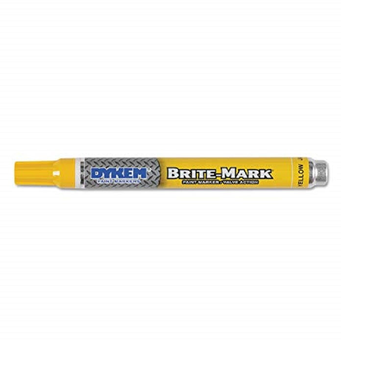 Paint Marker Medium Tip Yellow Valve Action Brite-Mark