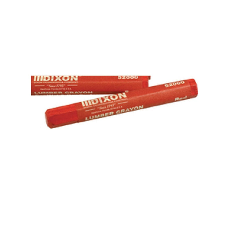 Crayon Red Lumber Hexagon Shape 4-1/2"X1/2"