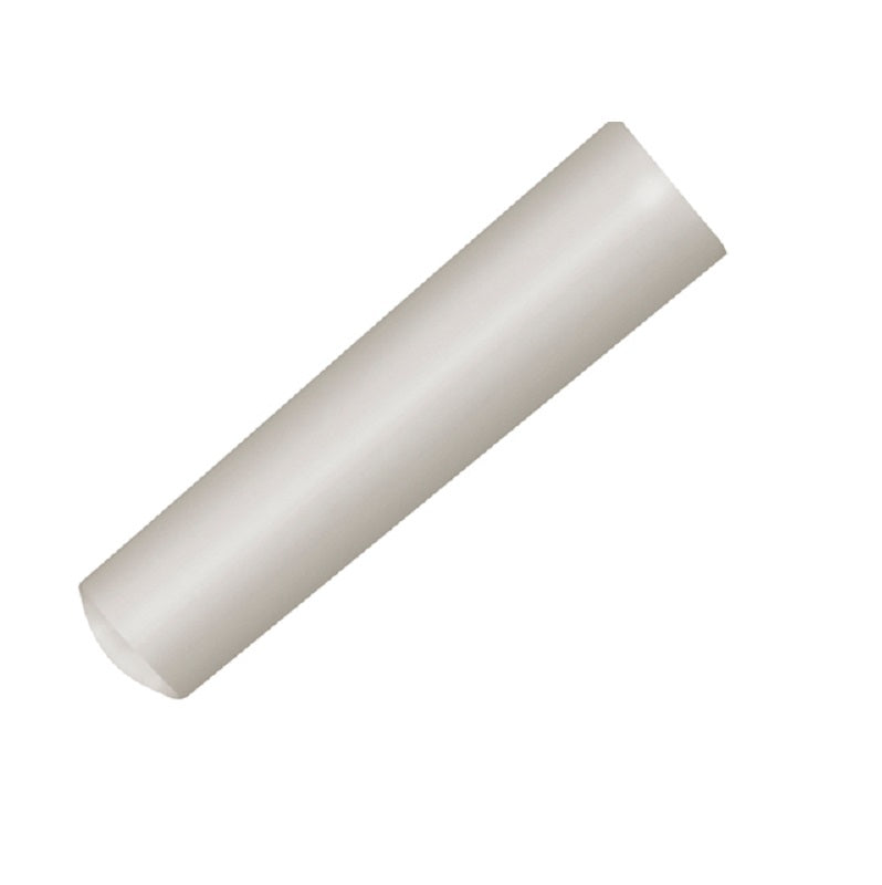 Chalk White Railroad Round Tapered 4"X1"