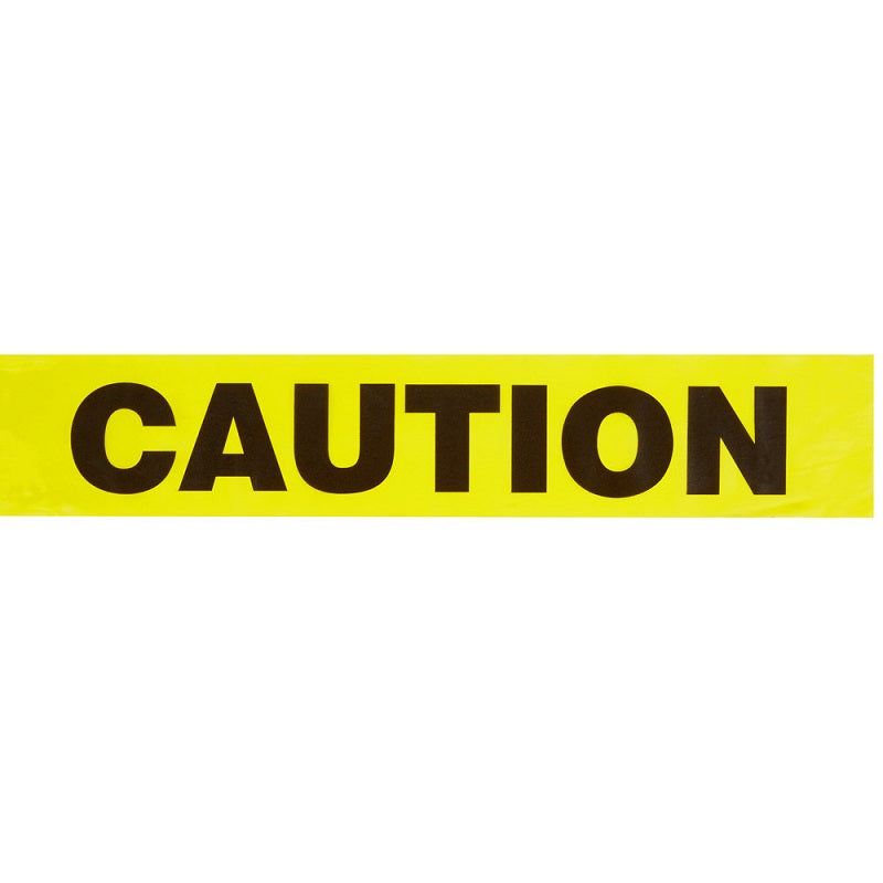 Barricade Tape 3"X1000' Black on Yellow Caution