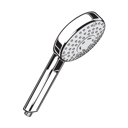 Soft 3-Function Hand Shower Only in Stainless Steel