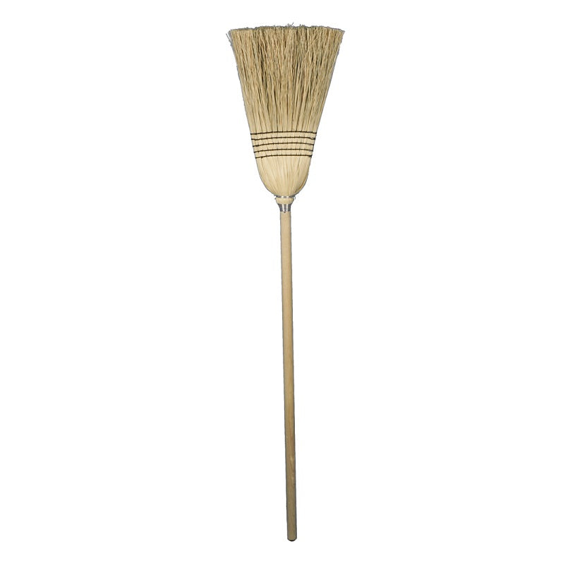Upright Corn Broom 10" Trim 11" Flare