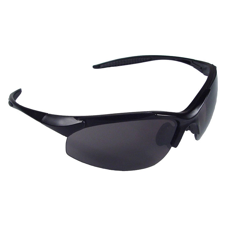 Safety Glasses Smoke Lens Rad Infinity Black Nylon Frame