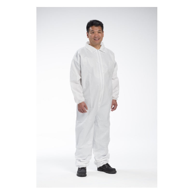 COVERALLS 3652-2XL ZIPPER FRONT ELASTIC WRIST/ANKLES NO HOOD