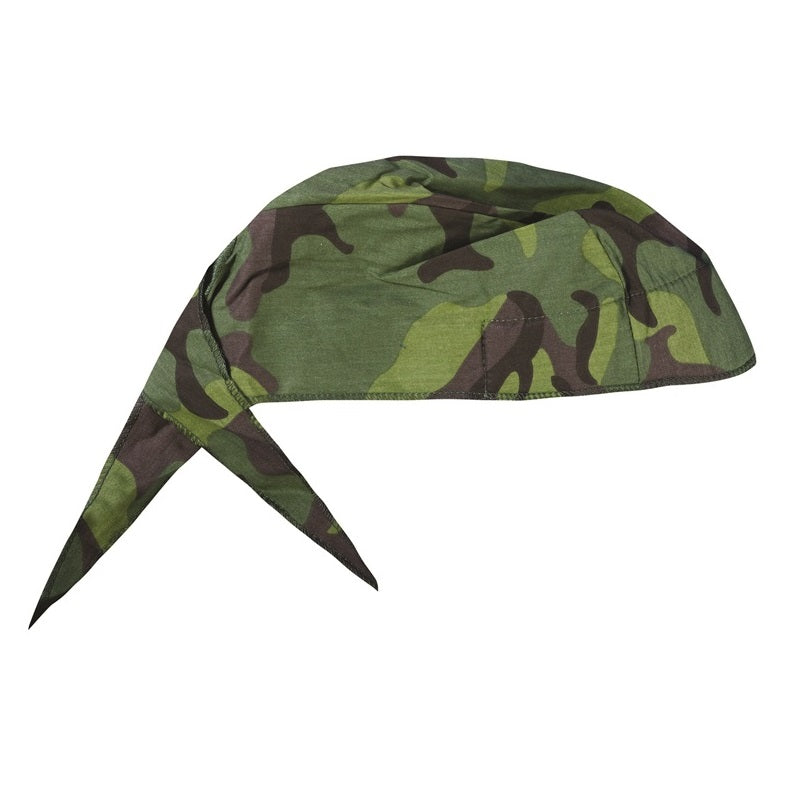 Deluxe Tie Hat Jungle Camo with Elastic