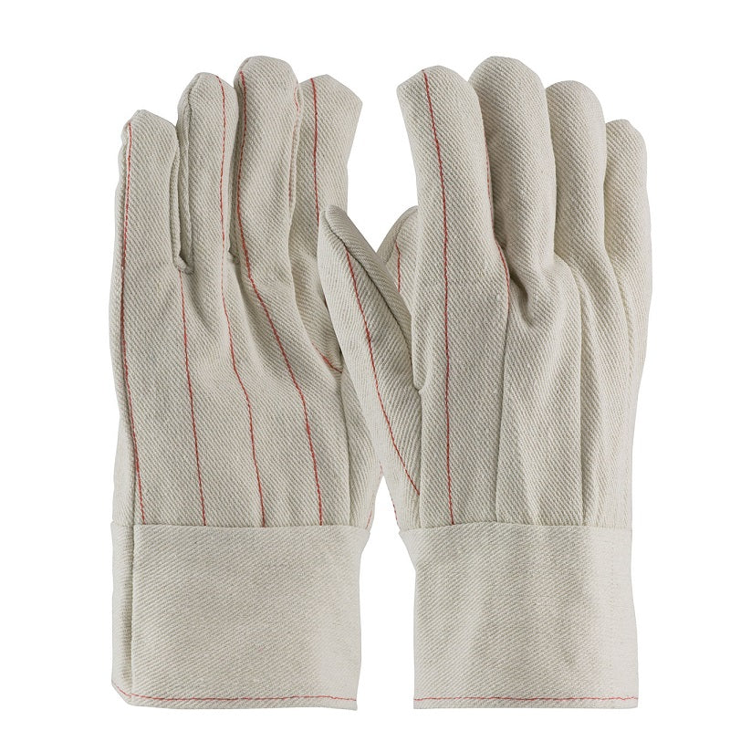 Cotton Canvas 10.6" Double Palm Glove w/Open Cuff