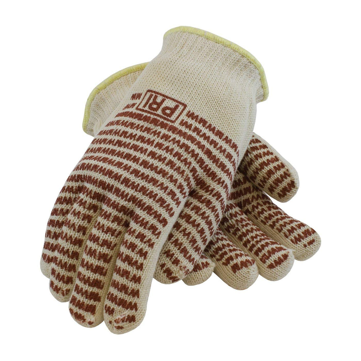 Double Layered Cotton Seamless Knit Hot Mill Large Glove