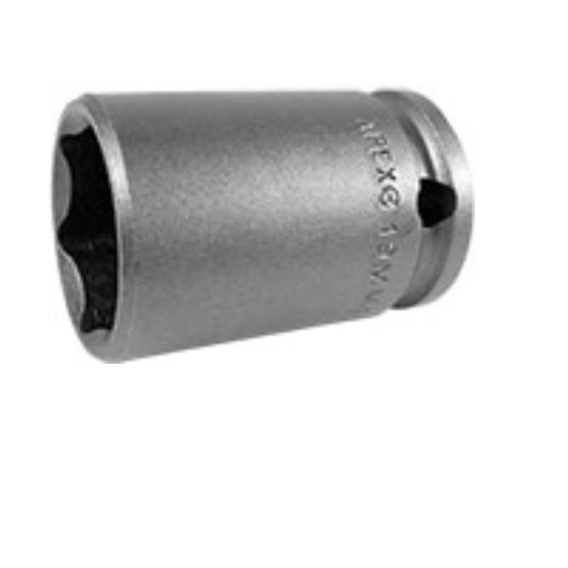Socket 19mm 3/8" Square Drive 6 Point Thin Wall 38.1mm OAL