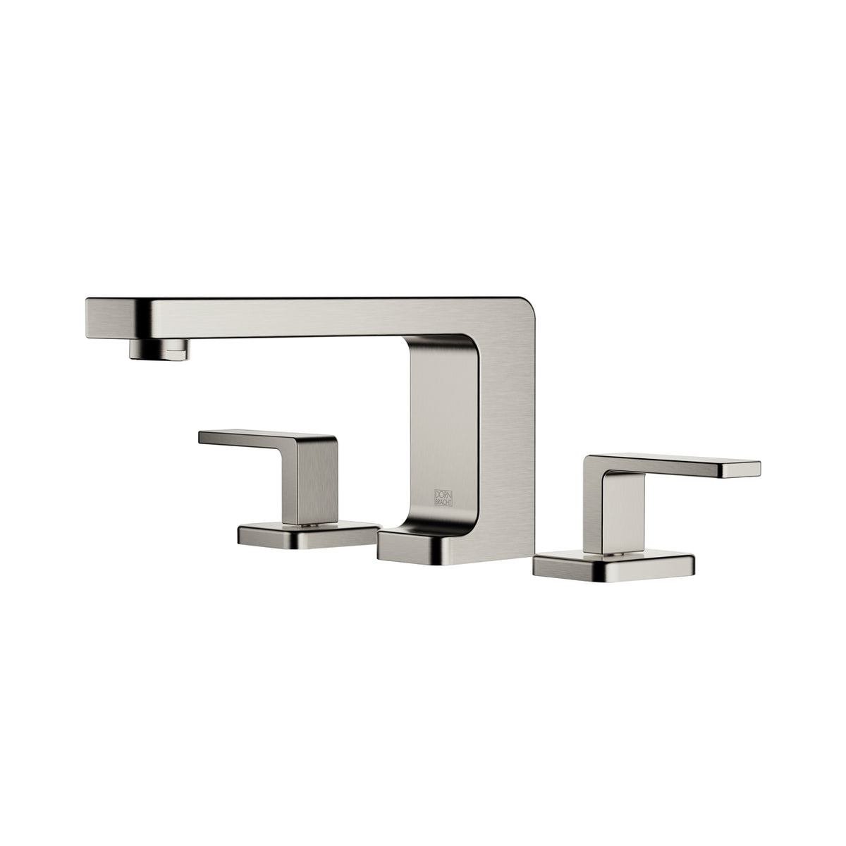 Lulu Widespread Lav Fct in Matte Platinum w/Lever Handles