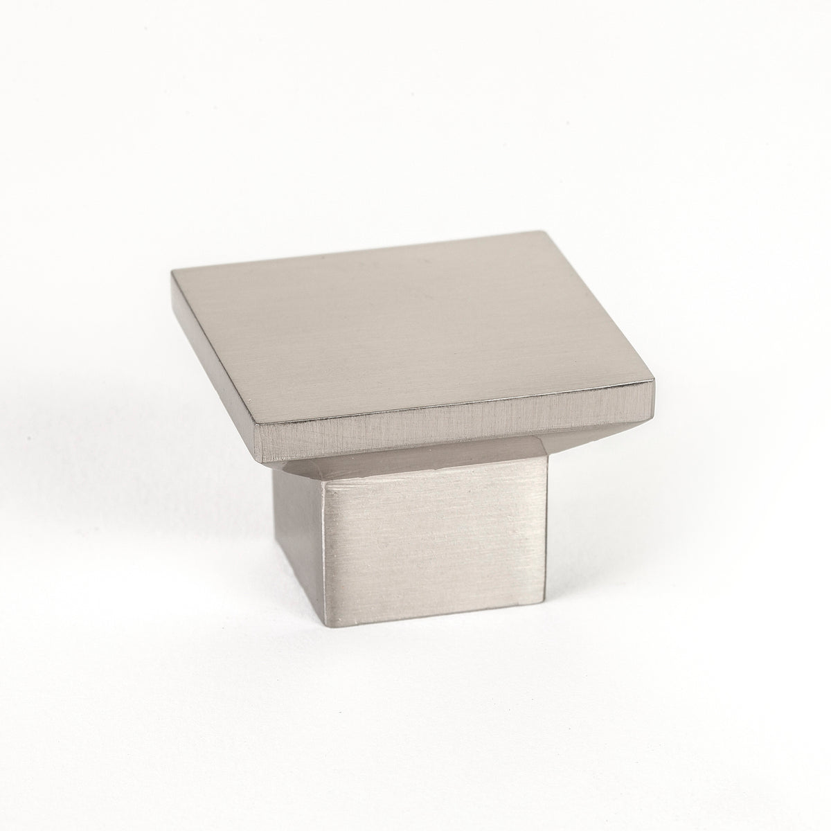 Elevate 1-9/16" Sqaure Knob in Brushed Nickel