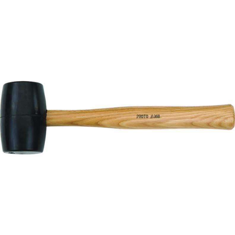 Rubber Mallet with Hickory Handle