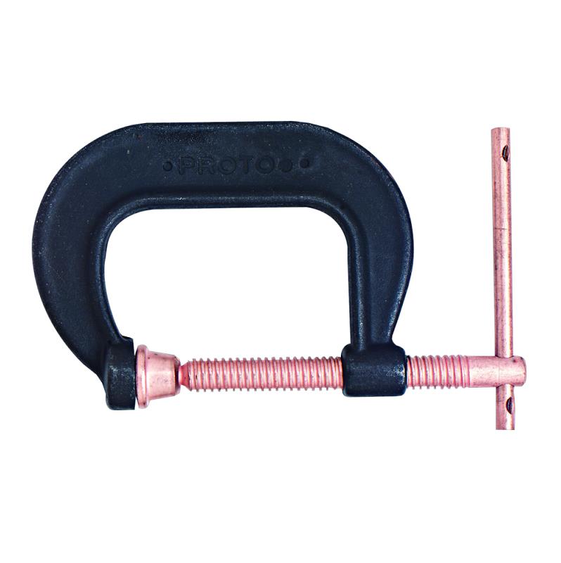 C-Clamp 0-8" Standard Service Deep Throat Spatter Resistant Full Length Screw