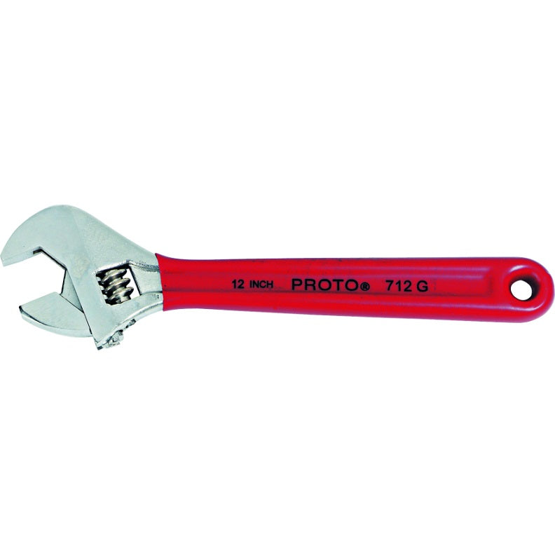Adjustable Wrench 12" Cushion Grip Satin