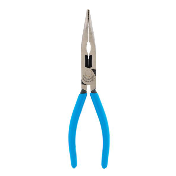 8" XLT Bent Long Nose Pliers w/Cutter