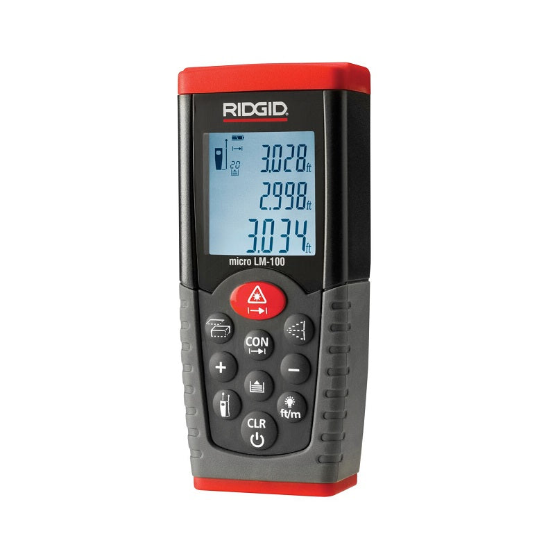 Laser Distance Meter LCD Push-Button Display Model micro LM-100