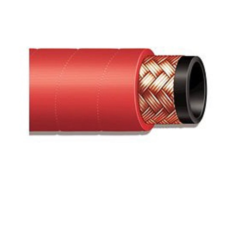 Hose 3/8" 250 PSI Red Steam